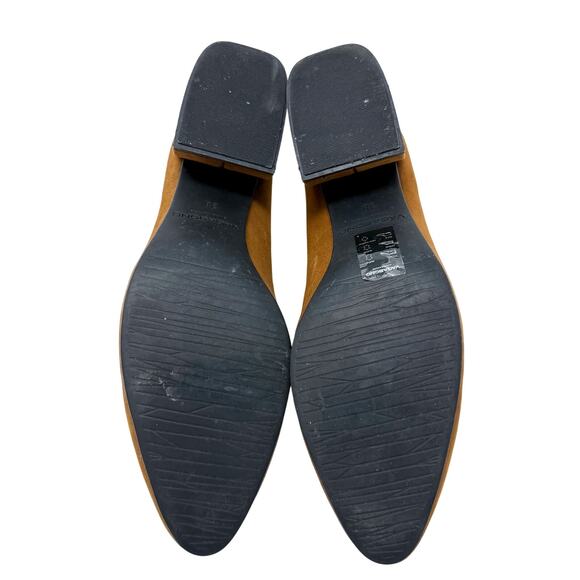 Vagabond Warm Tan Suede Block Heel Pumps Women's Size EU 38/US 7 - Picture 6 of 9